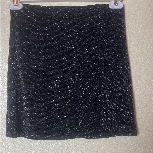 Urban Outfitters Dresses & Skirts - Urban outfitters Y2K  Black Glitter Mini Skirt